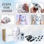 LED Face Mask Light Therapy 7-Color Skin Rejuvenation Therapy Photon Mask Carousel 7