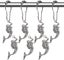 Mermaid Shower Curtain Hooks Rings Decorative Bath Room Accessories Set Carousel 1