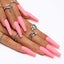Pink Coffin False Nails - Matte Extra Long Press On Nails - Acrylic Full Cover Carousel 4