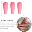 Pink Coffin False Nails - Matte Extra Long Press On Nails - Acrylic Full Cover Carousel 5