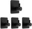 Stainless Steel Black Adhesive Hook - 8kg Max Bathroom Wall Hook - Self Adhesiv Carousel 1