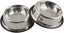 The 2-piece Stainless Steel Dog Bowl With Rubber Base Is The Perfect Choice Fo Carousel 1