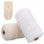 Cotton Cord 3mm Natural Handmade White Braided Cords Knitted Rope String For Carousel 1