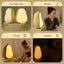 Usb Rechargeable Lamps - Night Lights For Kids Silicone Bedside Lamp Yellow Pea Carousel 5
