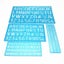 4 Pcs Alphabet Letter Stencil Number & Letter Stencil Reusable Digital Stencil Carousel 1