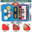 Music Playing Mat 2 In 1 Baby Toddler Piano & Drum Playmat Musical Toys Set Wi Carousel 3