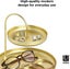 Attractive Jewelry Storage Large Double Jewelry Tray With Matte Brass Finish Carousel 2