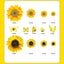 Sunflower Wall Decor 27 Pcs Sunflower Stickers For Walls With 3d Carousel 3
