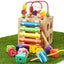 Wooden Activity Cube 5-in-1 Wooden Activity Table For Kids And Babies Educatio Carousel 4