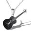 Guitar Necklace Musical Necklace Pendant Stainless Steel Jewellery Multi-color Carousel 1