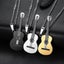 Guitar Necklace Musical Necklace Pendant Stainless Steel Jewellery Multi-color Carousel 4