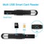 Smart Card Reader Usb 4 Ports Usb Hub Compatible With Cac Cards Sdhc Sdxc And Carousel 3
