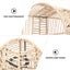 Chinese Style Imitation Rattan Lamp Shade Lamp Cover Lamp Decoration Lamp Acce Carousel 2