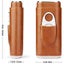3 Finger Humidors Leather Cedar Lined Cigar Humidor Silver Cigar Cutter Carousel 4