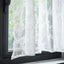 White Window Living Room Lace Sheer Curtains Elegant Vintage Embroidery Satin Carousel 2