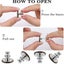 Pants Button Pins 6 Sets Jean Button Pins No Sew And No Tools Instant Adjustab Carousel 3