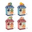 Piggy Bank Password Code Lock Coin Cash Bank Storage Bin For Kid Children Boy Carousel 3