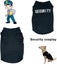 Dog Shirts Cosplay Apparel Security Dogs Costumes Summer Clothes For Pet Cat P Carousel 3