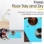 Pet Feeding Mat Waterproof Silicone Dog Cat Food Bowl Mat Raised Edges Stop Fo Carousel 3
