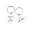 Mommy Daddy Of An Angel Keychain Set Miscarriage Keepsake Baby Memorial Gift Carousel 2