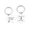 Mommy Daddy Of An Angel Keychain Set Miscarriage Keepsake Baby Memorial Gift Carousel 3