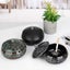 Large Ceramic Ashtray With Lidscolorful Carousel 4