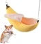 Banana Hamster Bed House Cozy Hammock For Small Animals Sugar Glider Hamster A Carousel 1