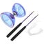 1 Set Kid's Diabolo Plaything Chinese Yo-yo Juggling Toy For Fitness purple Carousel 2