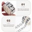 4 Rolls Sticker Numbers Retro Washi Tapes Vintage Words Washi Tapes Washi Tape Carousel 2