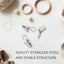 Stainless Steel Small Curtain Clips With Hook Heavy-duty Hanging Clamps For Ph Carousel 3