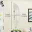 Feather Wall Mirror 3d Acrylic Mirror Feather Wall Stickers Modern Home Decor Carousel 4
