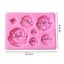 7 Cavity Roses Collection Fondant Silicone Mold For Cake Decorating Carousel 4