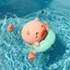 Wind Up Swimming Pig Toys Bath Toys For Kids Toddlers Boys And Girls 3 Pack Carousel 3