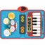 2 In 1 Electric Musical Mat Toys Set Toddler Baby Piano & Drum Playmat Educati Carousel 1