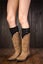 2 Pairs Short Women Crochet Boot Cuffs Winter Cable Knit Leg Warmers Gift Carousel 5