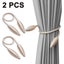 2 Pcs Magnetic Curtain Tiebacksconvenient Drape Tie Backs Decorative Drape Tie Carousel 1
