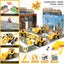 2 In 1 Children Educational Electric Drill City Engineering Double-sided Scene Carousel 3
