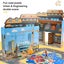 2 In 1 Children Educational Electric Drill City Engineering Double-sided Scene Carousel 4