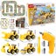 2 In 1 Children Educational Electric Drill City Engineering Double-sided Scene Carousel 5