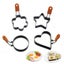 4pcs Egg Rings Stainless Steel Egg Cooking Rings Fried Egg And Pancake Molds E Carousel 1