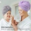 2 Pack Hair Towel Wrap Quick Dry Soft Microfiber Hair Drying Towel Bathing Ha Carousel 3