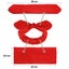 Red Black Hair Band Vintage Wire Headband Rabbit Ear Bow Headband Headwrap For Carousel 4