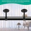 Ceiling-mount Curtain Rod Bracket Heavy Duty Carousel 3