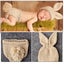 1 Set Newborn Baby Photo Shoot Props Crochet Hat Pants Bunny Outfits Photograp Carousel 2