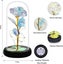 Birthday Gifts Artificial Rose Light Glass Flower With Led Lights Carousel 3