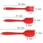 5pcs/set Pink Or Red Silicone Cooking Tool Sets Egg Beater Spoon Spatula Oil B Carousel 3