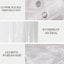 Heavy Duty Shower Curtain Liner 72 X 72 Inches Clear Shower Curtain Liner With Carousel 3