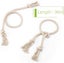 4-piece Natural Cotton Curtain Tiebacks Decorative Rope Holdbacks Carousel 3