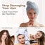 Super Absorbent Microfiber Hair Drying Towels 2 Packs Quick-drying Hair Wrap T Carousel 5