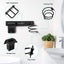 Hair Dryer Rack Wall-mounted Hair Dryer Organizer Rack Multi-function Bathroom Carousel 2